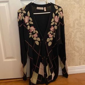 Venezia Woman’s 18/20 Flower Cardigan